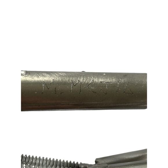 Miguel Metal Mejia Artist Scrap Metal Art Sculpture Golfer 8” Tall Signed Recyle - Picture 5 of 9